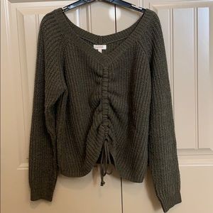 Forever 21 Army Green Sweater